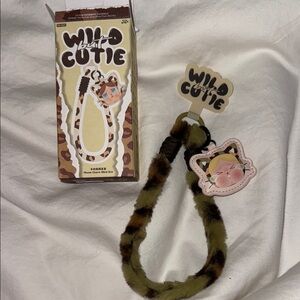 Wild but Cutie Leopard Print Phone Strap Popmart